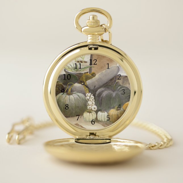 Pumpkins Pocket Watch (Inside)