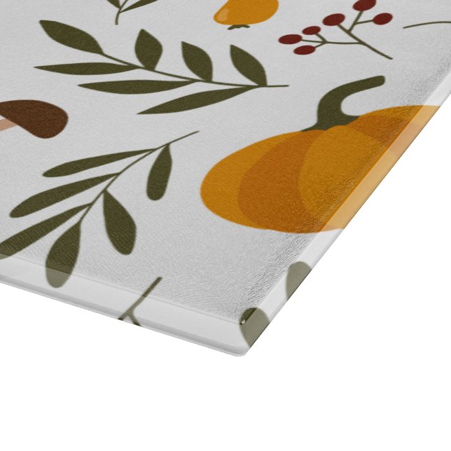 Pumpkins, Pomegranates & Pears Cutting Board (Corner)