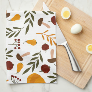 Pumpkins, Pomegranates & Pears Kitchen Towel