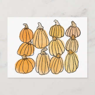 Pumpkins Postcard