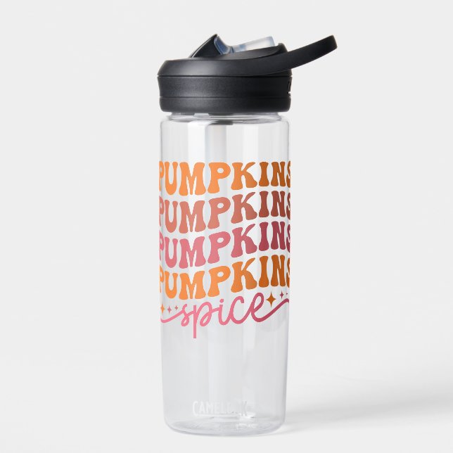 Pumpkins Pumpkins Pumpkins Pumpkins Spice Water Bottle (Left)