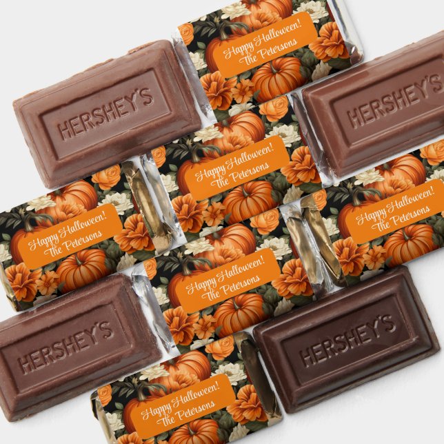 Pumpkins Roses Autumn Flowers  Hershey's Miniatures (Assorted)