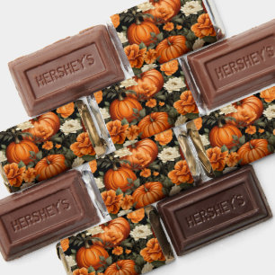 Pumpkins Roses Autumn Flowers Hershey's Miniatures