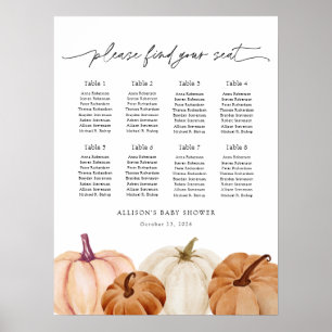 Pumpkins Seating Chart