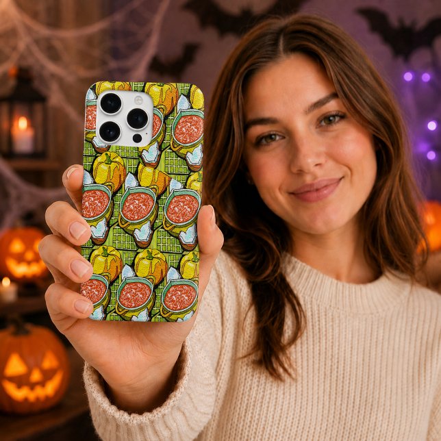 Pumpkins & Soup Pattern Autumn Halloween iPhone 17 Case-Mate iPhone Case (Pumpkins & Soup Pattern Autumn Halloween iPhone 17 Case-Mate iPhone Case)