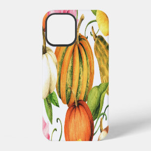 Pumpkins Sunflowers: Watercolor Pattern Design iPhone 12 Case