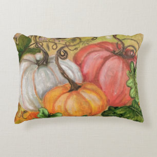 Pumpkins Throw Pillow