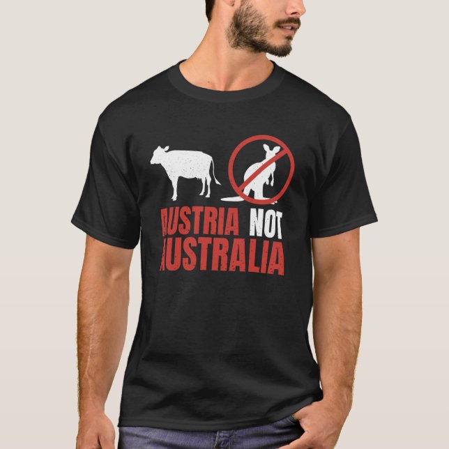 Pun Austria Not Australia T-Shirt (Front)
