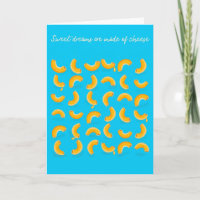 Pun card sweet dreams are made of cheese
