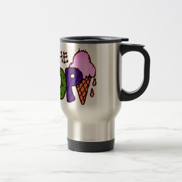 Pun   Here's the Scoop Stainless Steel Travel Mug