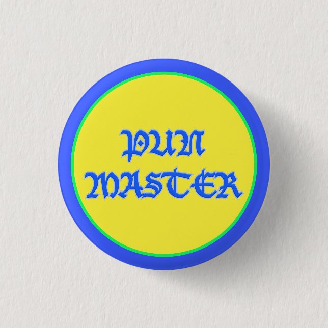 Pun Master Button (Front)