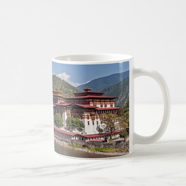 Punakha Dzong - Bhutan Coffee Mug (Right)