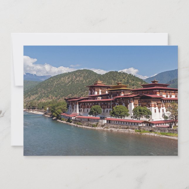 Punakha Dzong - Bhutan Invitation (Front)