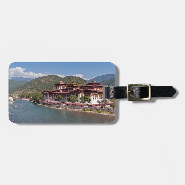 Punakha Dzong - Bhutan Luggage Tag (Front Horizontal)