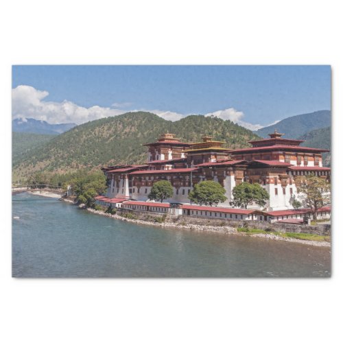 Punakha Dzong in Bhutan Tissue Paper