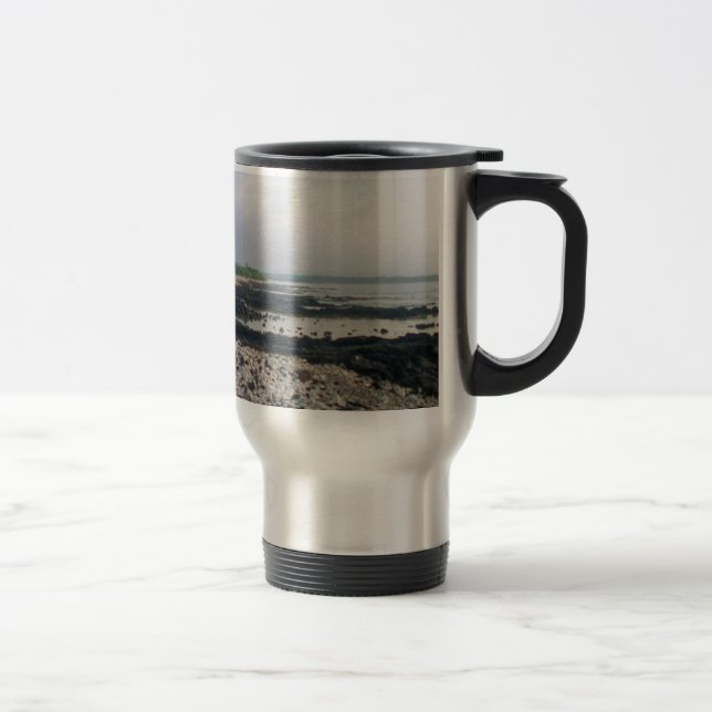 Punaluʻu Black Sand Beach Hawaii Big Island Travel Mug (Right)