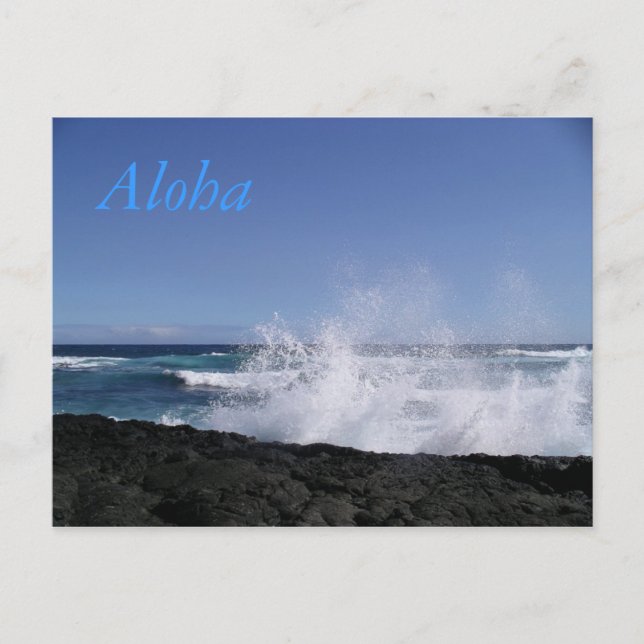 Punalu'u Beach Postcard (Front)