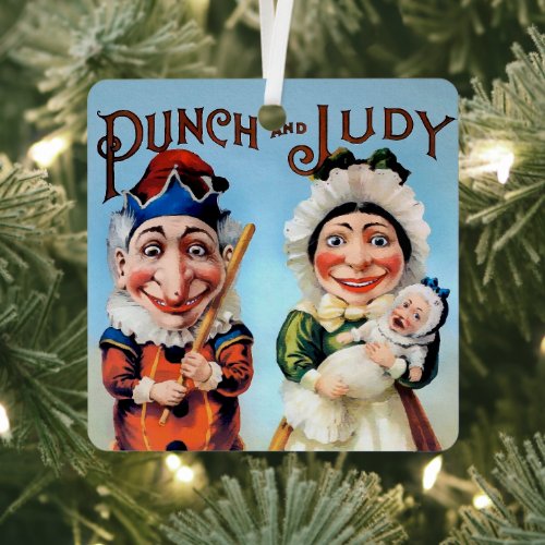 Punch and Judy Christmas Ornament