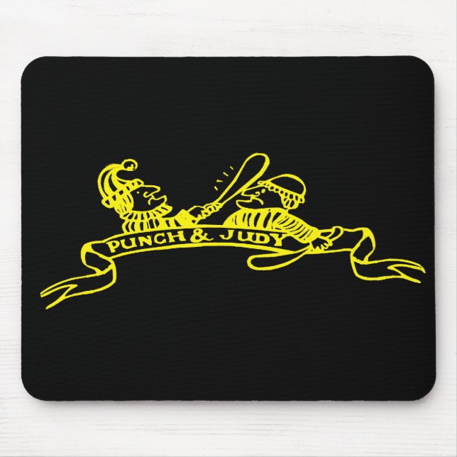 Punch and Judy Logo Mouse Pad (Front)