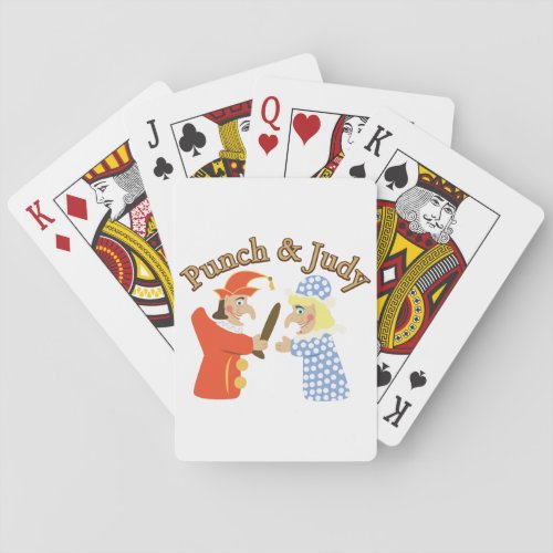 Punch and Judy Playing Cards