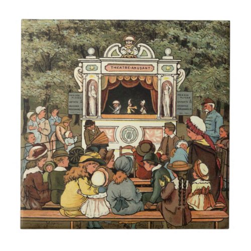 Punch and Judy Puppet Show Tile