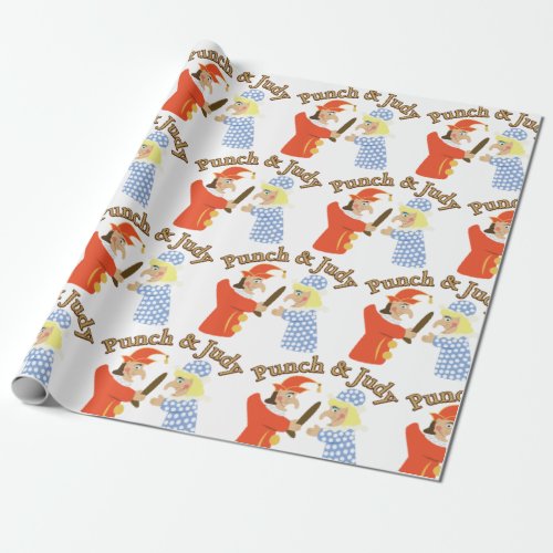 Punch and Judy Wrapping Paper