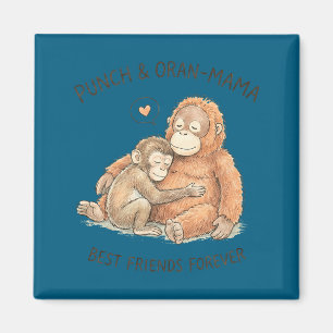Punch and oran mama friends forever long sleeve magnet