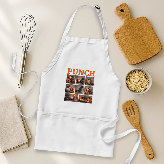 Punch Baby Monkey Adult Apron (Creator Uploaded)