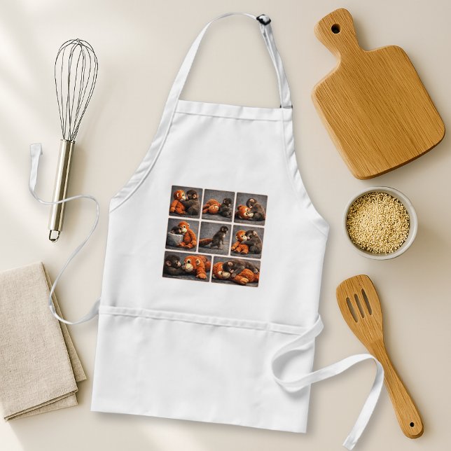 Punch Baby Monkey Adult Apron (Creator Uploaded)