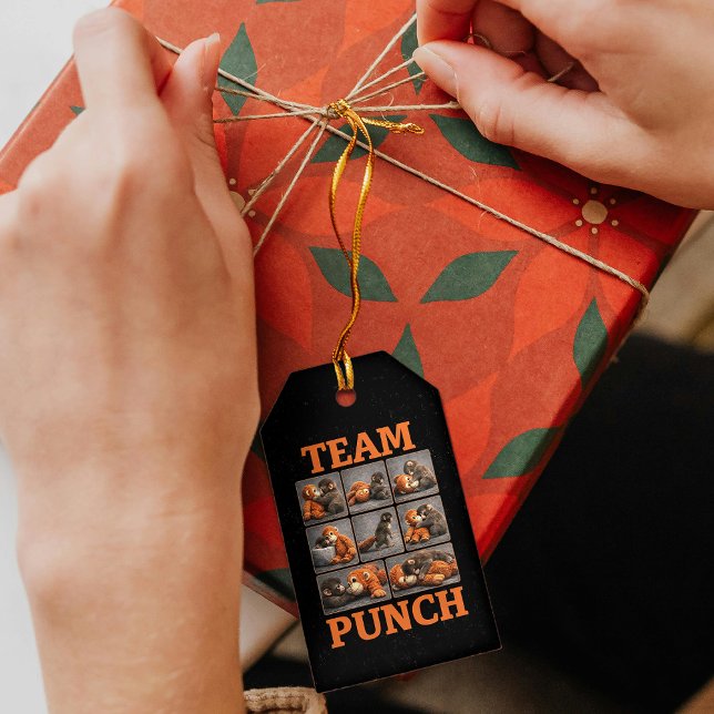 Punch Baby Monkey Gift Tags (Creator Uploaded)