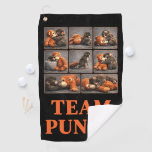 Punch Baby Monkey Golf Towel