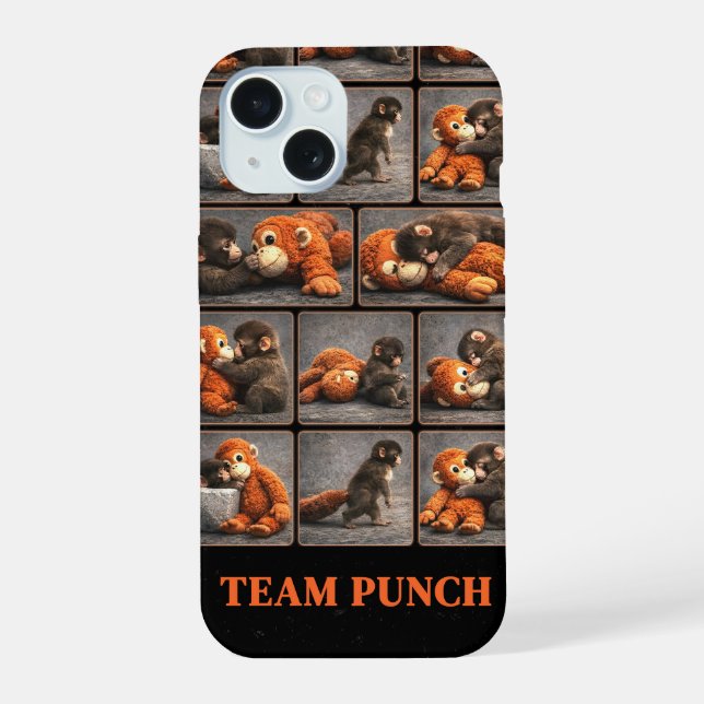 Punch Baby Monkey Iphone Case (Back)