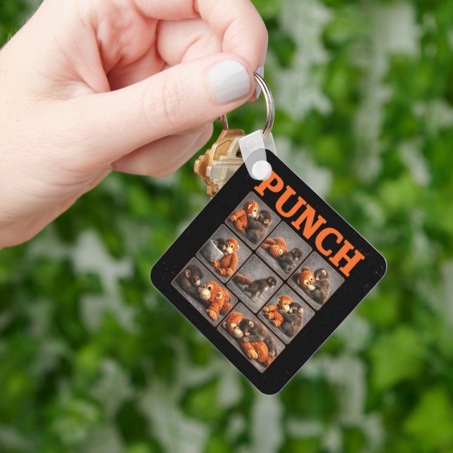 Punch Baby Monkey Keychain (Hand)