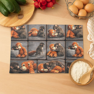 Punch Baby Monkey Kitchen Towel