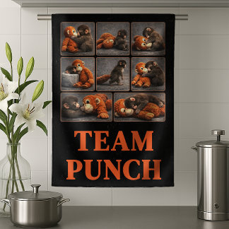 Punch Baby Monkey Kitchen Towel