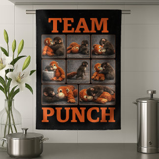 Punch Baby Monkey Kitchen Towel