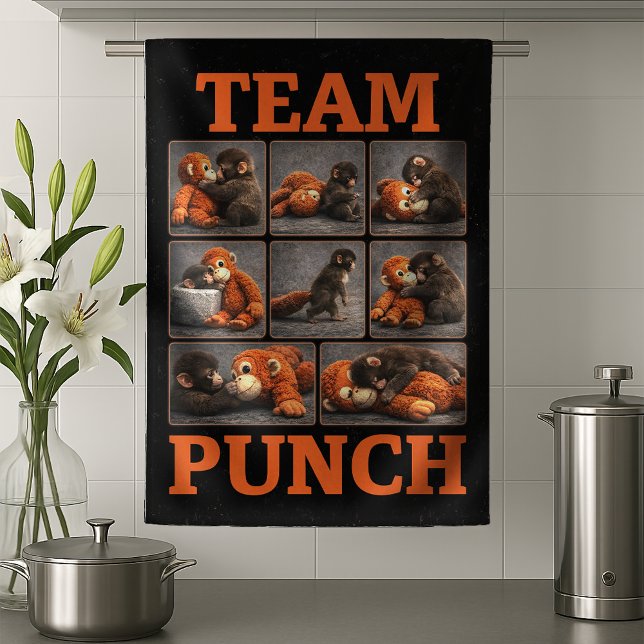 Punch Baby Monkey Kitchen Towel (Creator Uploaded)