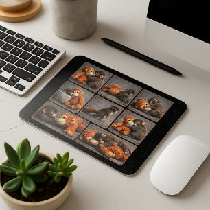 Punch Baby Monkey Mouse Pad