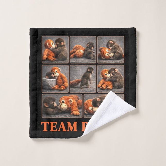 Punch Baby Monkey Wash Cloth (Wash Cloth)