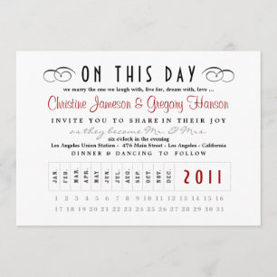 Punch Card Invitation