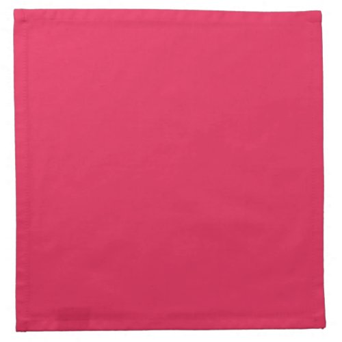 Punch Hot Pink Personalized Trend Color Background Napkin