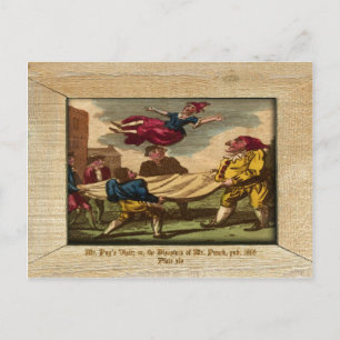 Punch & Judy Picture Plate XIV Postcard