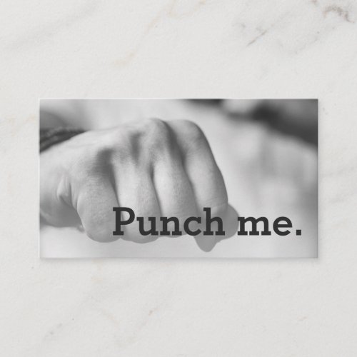 Punch Me Simple Dark Loyalty Coffee Fist