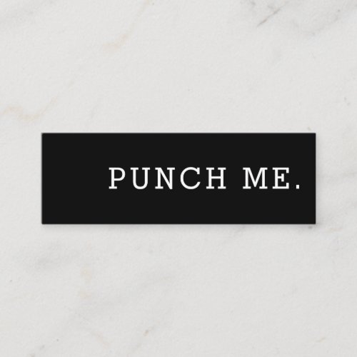 Punch Me Simple Dark Loyalty Coffee Punch_Card