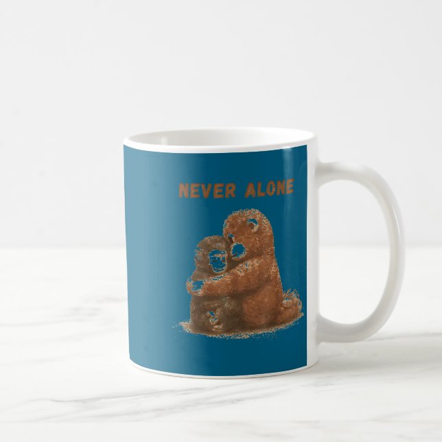 Punch monkey animal meme  coffee mug (Right)