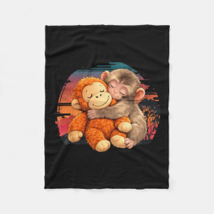 Punch Monkey Baby Fun For Everyone Fleece Blanket