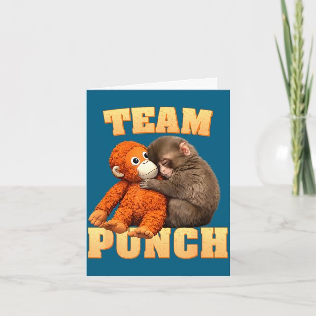 Punch monkey team punch  card (Front)