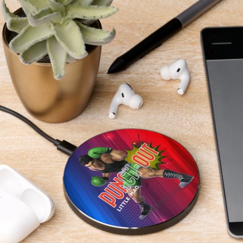 Punch Out Boxing Sport   Wireless Charger