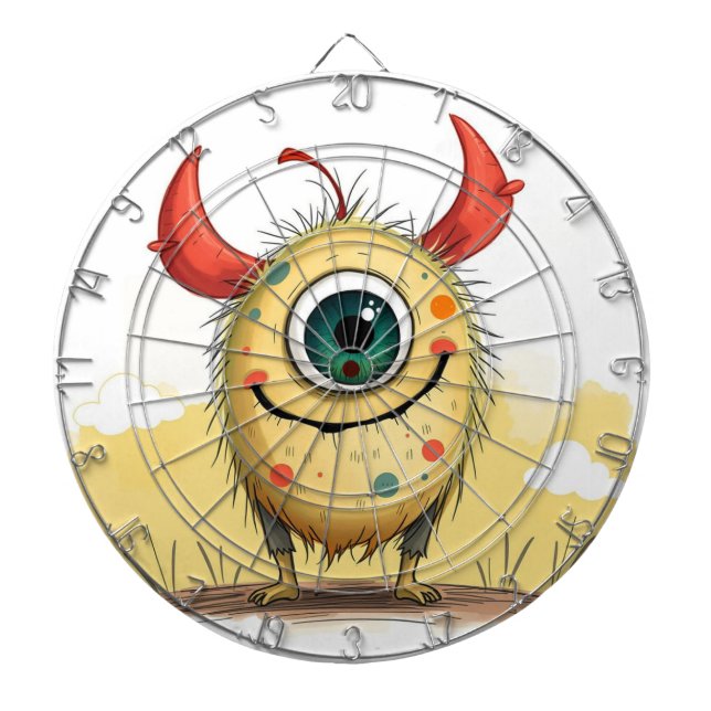 "punch the eye" dart board (Front)