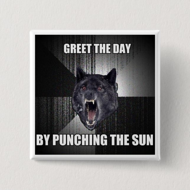 Punch The Sun Button (Front)